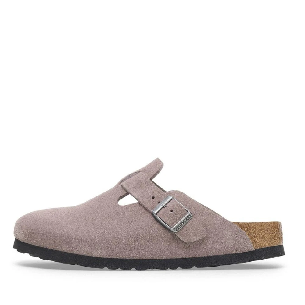 Birkenstock Mules i bleknar lila, smal passform Beige, Herr