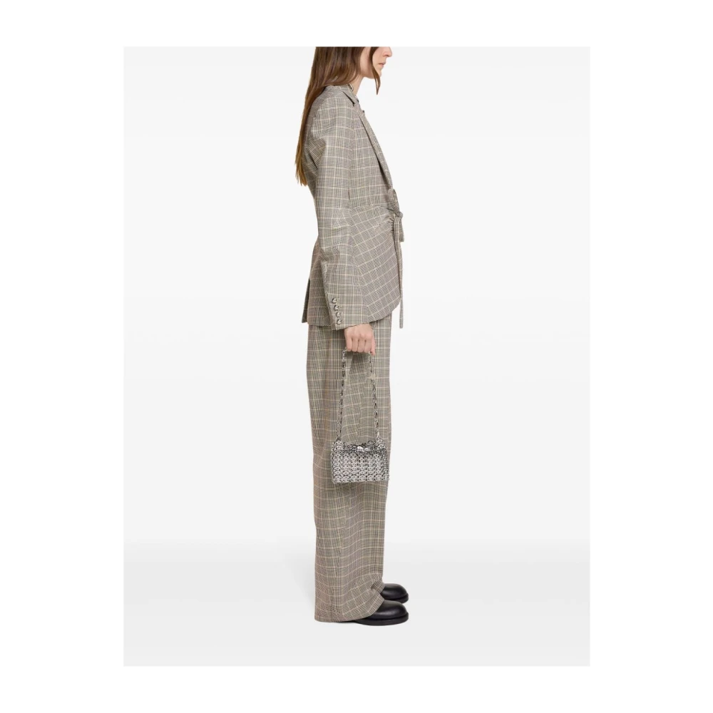Paco Rabanne Stijlvolle Veste Jas voor Mannen Gray Dames