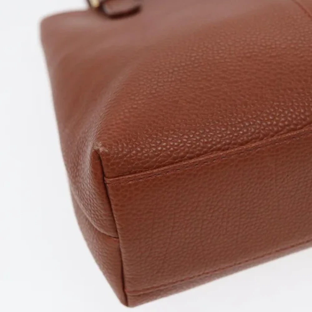 Burberry Vintage Pre-owned Leather handbags Brown Dames