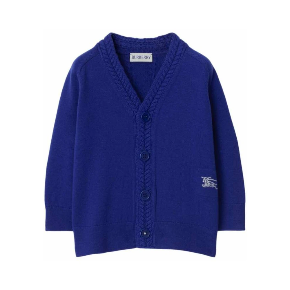 Burberry Barn Cardigan för Pojkar Blue, Pojke