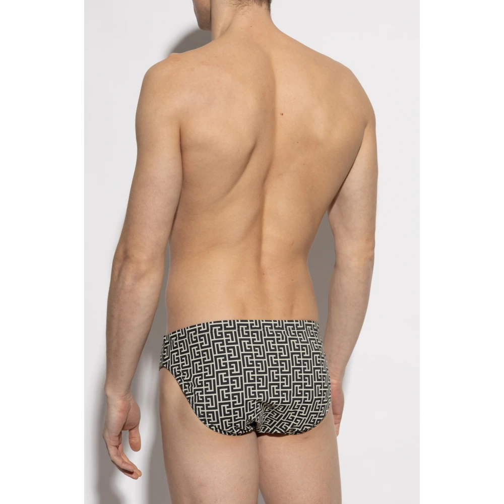 Balmain Zwembroek Black Heren