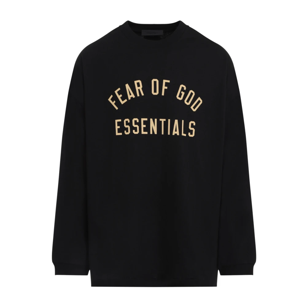 Fear Of God Longsleeve Jersey T-shirt Black Heren