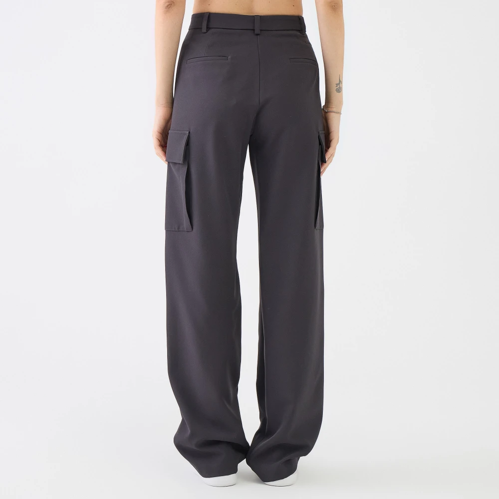Ermanno Scervino Cargo broek in antraciet kleur Gray Dames