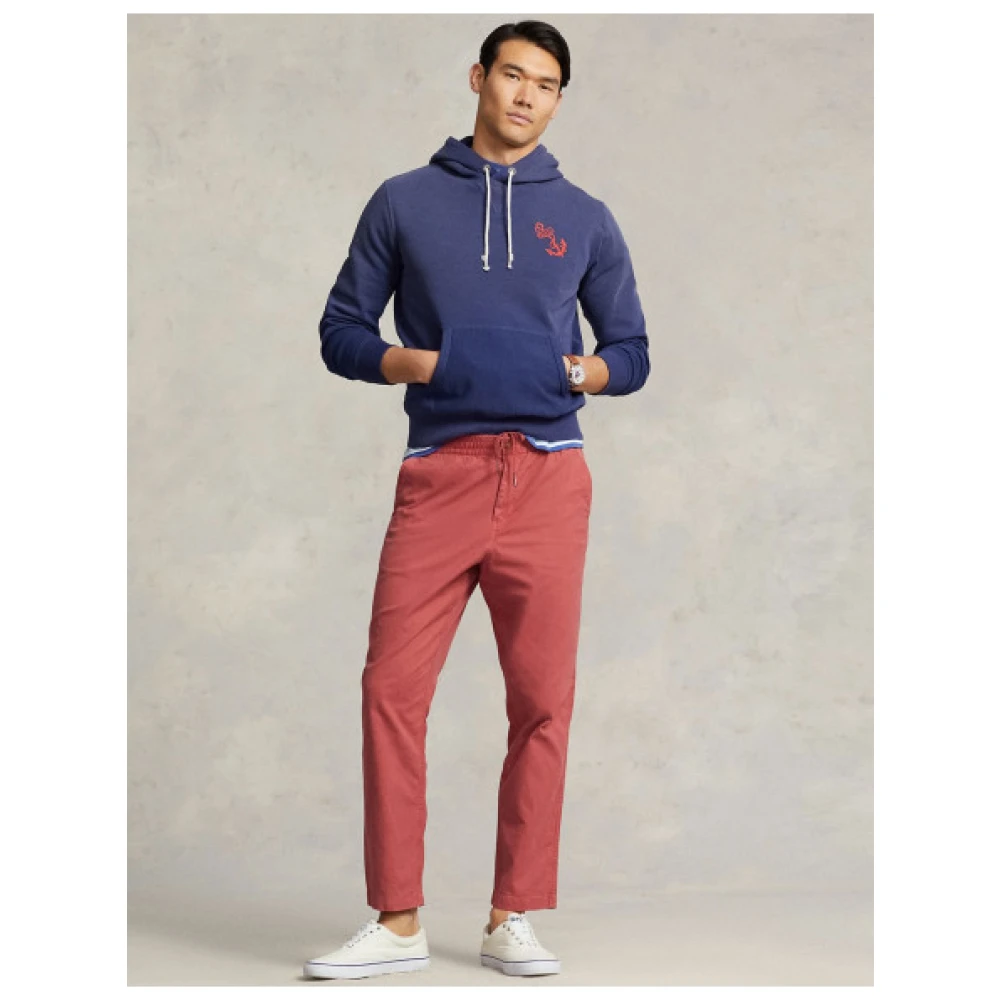 Polo Ralph Lauren Elastische taille Prepster broek Red Heren