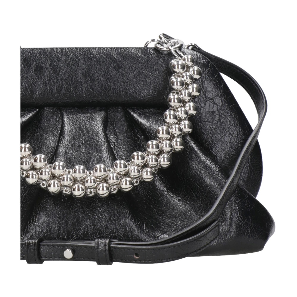 THEMOIRè Elegante Kralen Clutch Tas Zwart Black Dames