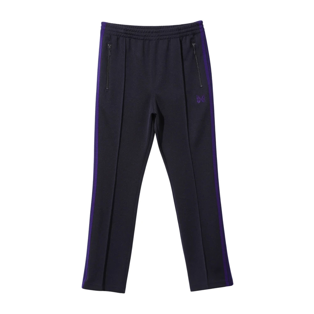 Needles Blauwe Geborduurde Broek Blue Heren