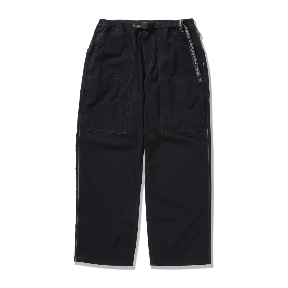 Gramicci Zwarte Nylon EQT Broek Black Heren