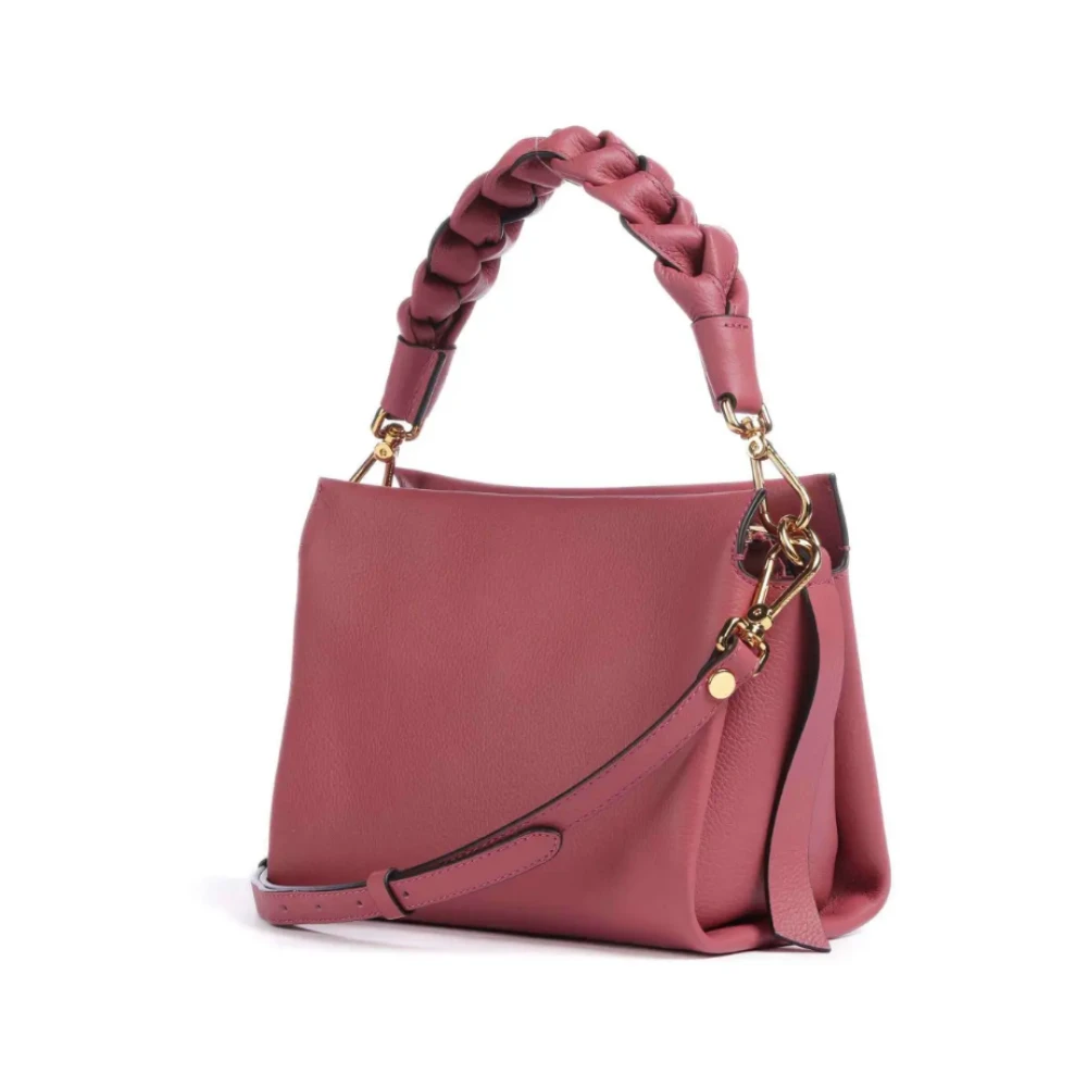 Coccinelle Roze Leren Handtas Pink Dames