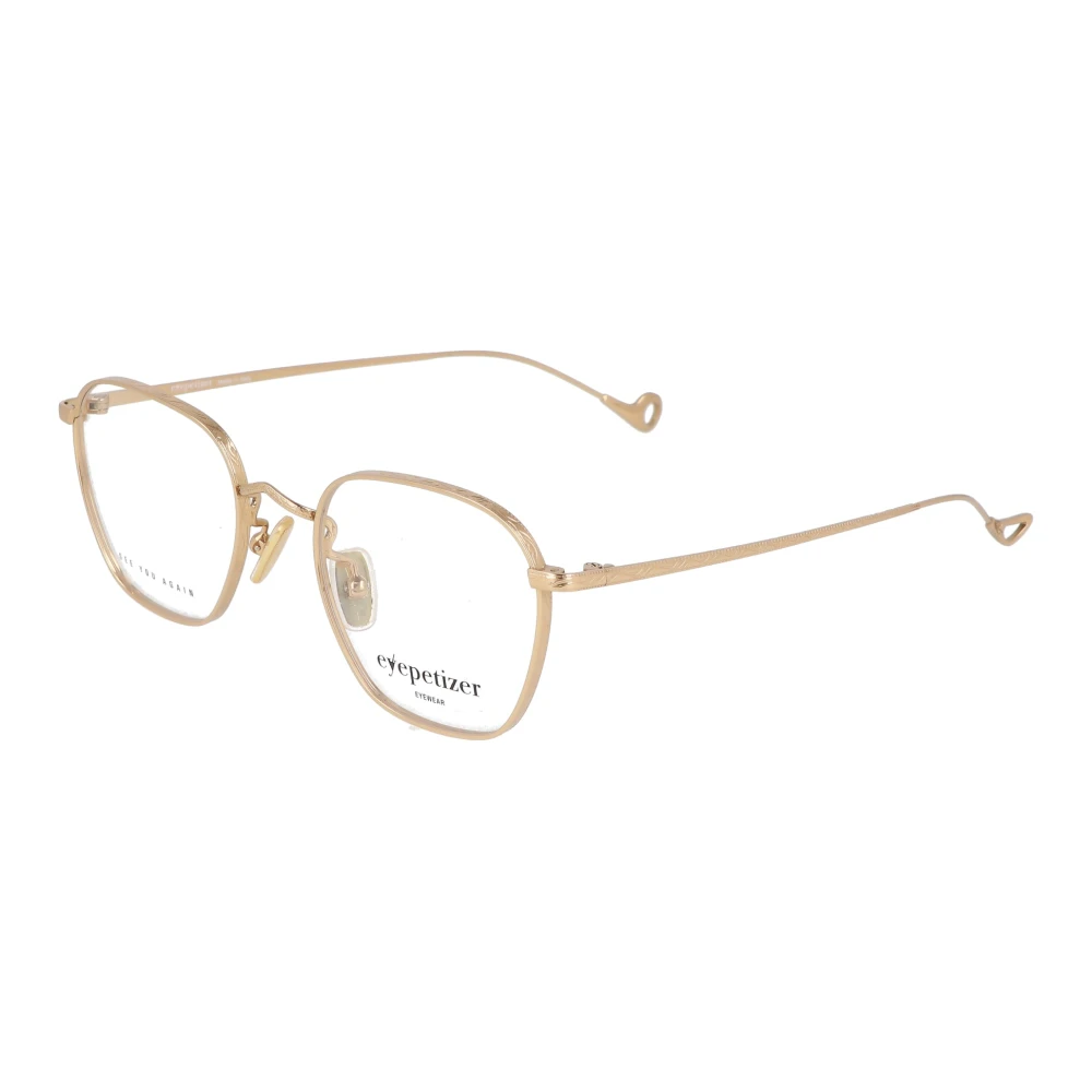 Eyepetizer Elegante Jondal Vierkante Metalen Bril Yellow Unisex