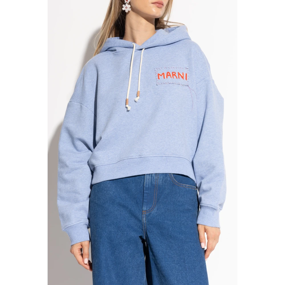 Marni Hoodie Blue Dames