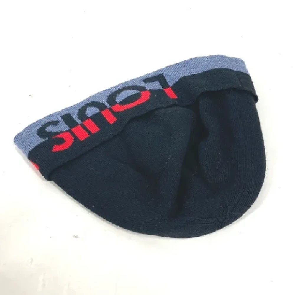 Louis Vuitton Vintage Pre-owned Wool hats Black Dames