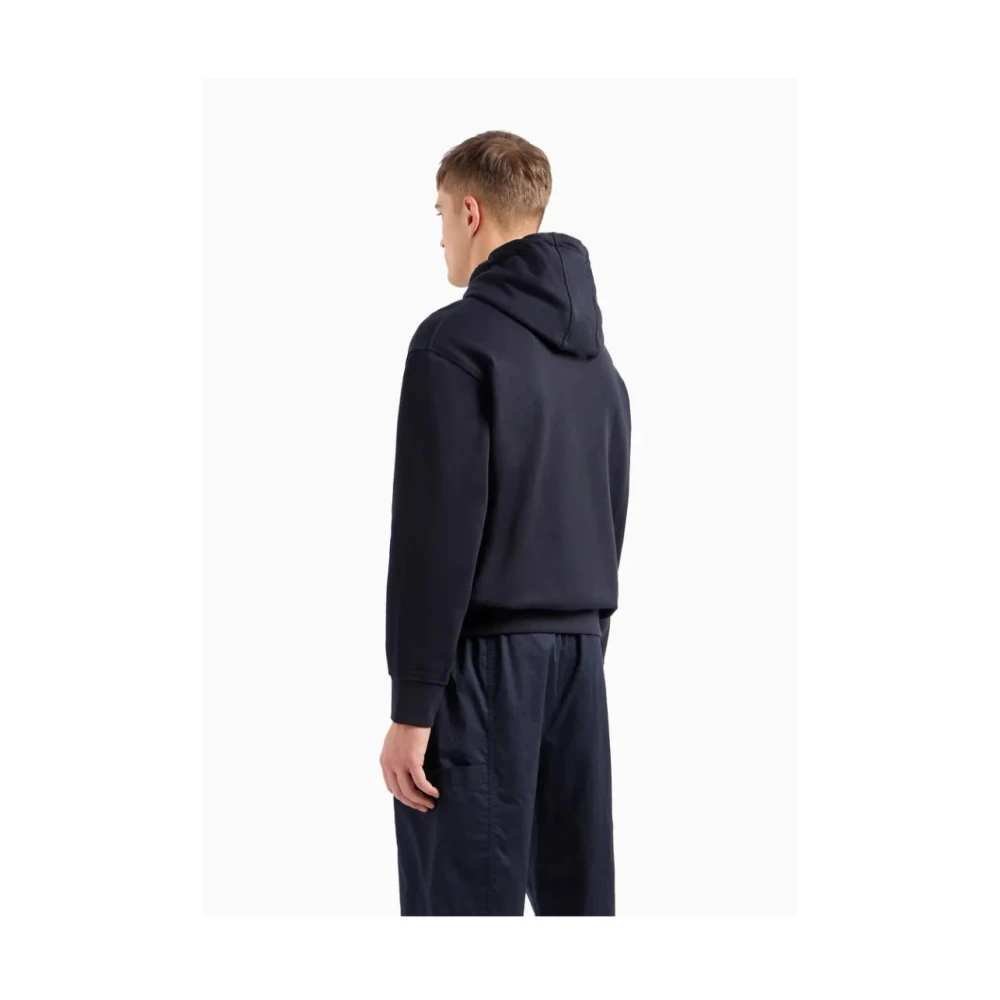 Armani Exchange Hoodie Blue Heren
