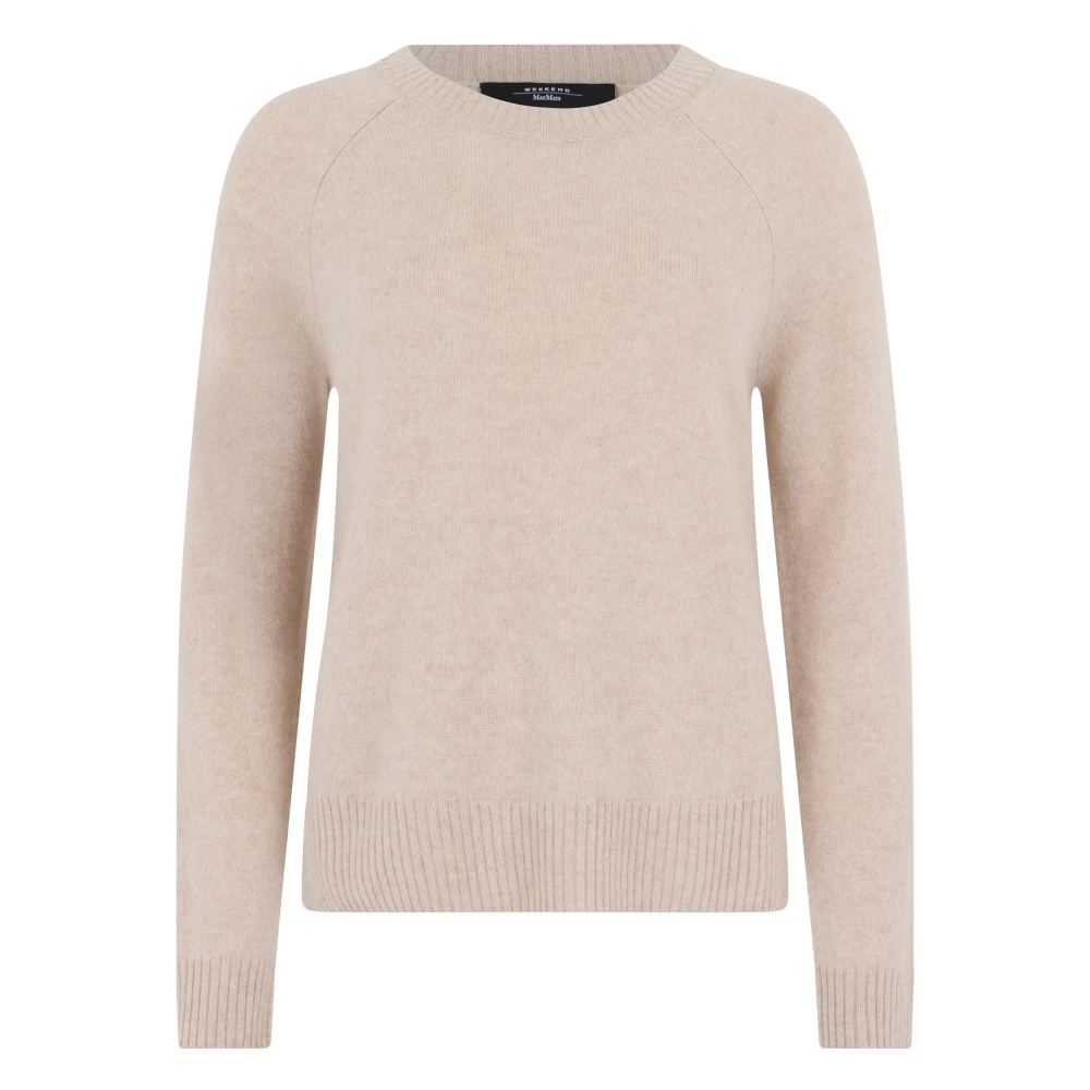 Weekend Max Mara Women's Beige Cashmere Knitwear, S, Cashmere Jumper