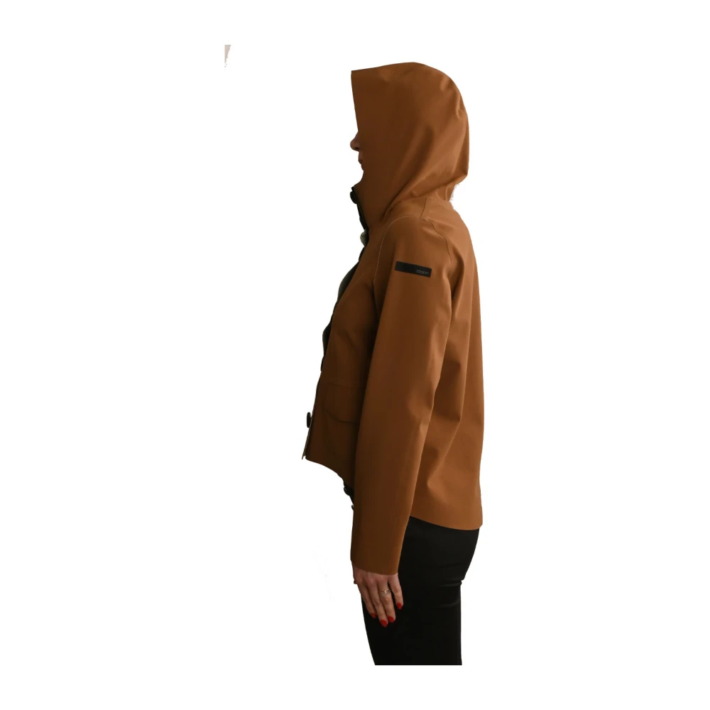 RRD Color Hood Jacket Brown Dames