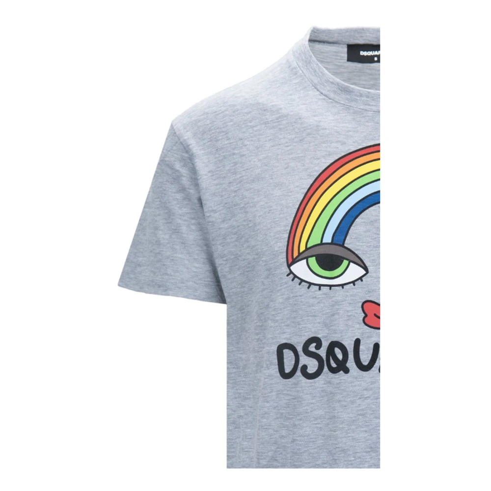 Dsquared2 Heren Slip-On T-Shirt Gray Heren