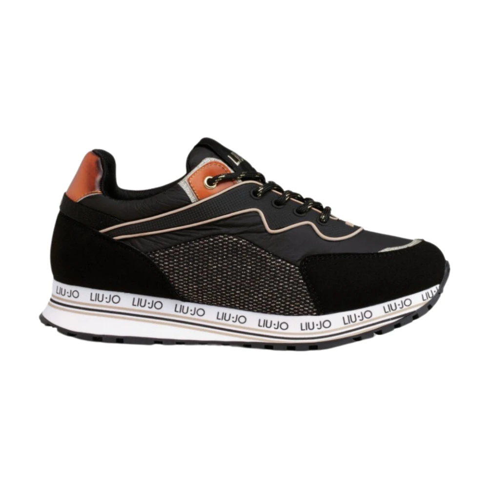 Liu Jo Wonder Sneakers Contrast Design Dames Schoenen Zwart