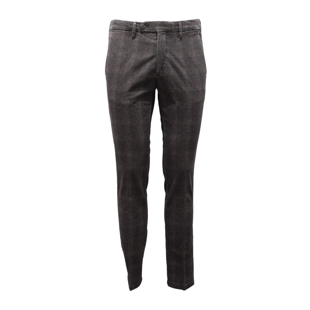 Michael Coal Men's Gray Slim-Fit Trousers, W31, Cotton Winter Trousers