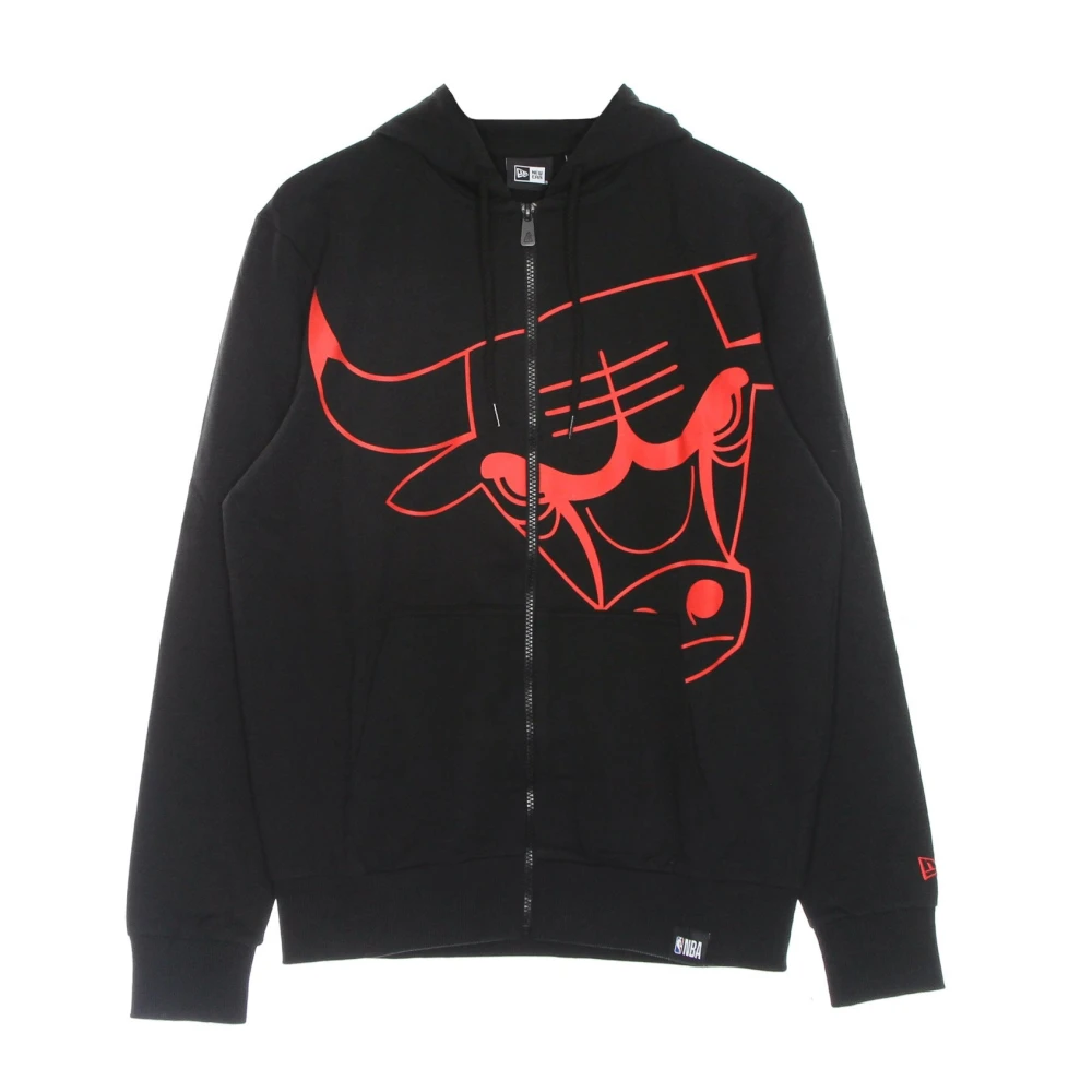 New era Chicago Bulls Lichtgewicht Zip Hoodie Multicolor Heren
