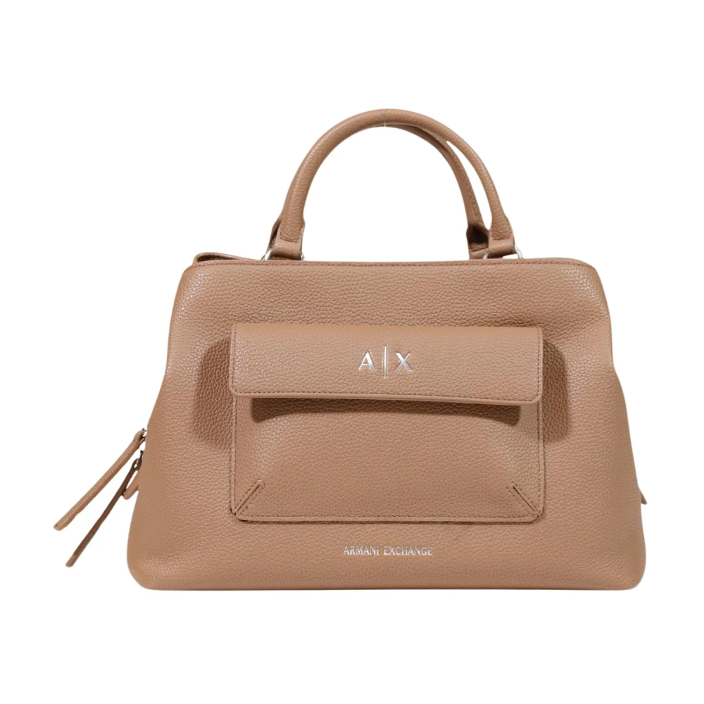 Armani Exchange Bolso Con Correa Al Hombro Bags Mujer Beige 