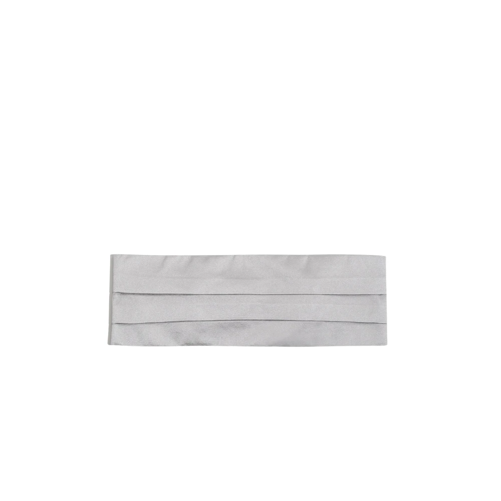 Corsinelabedoli Zijden Smoking Band Set Gray Heren