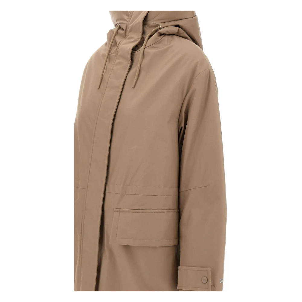 Duno Beige Winterjas Beige Dames