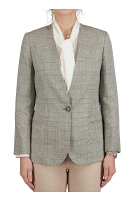 Linen Cashmere Silk Blazer