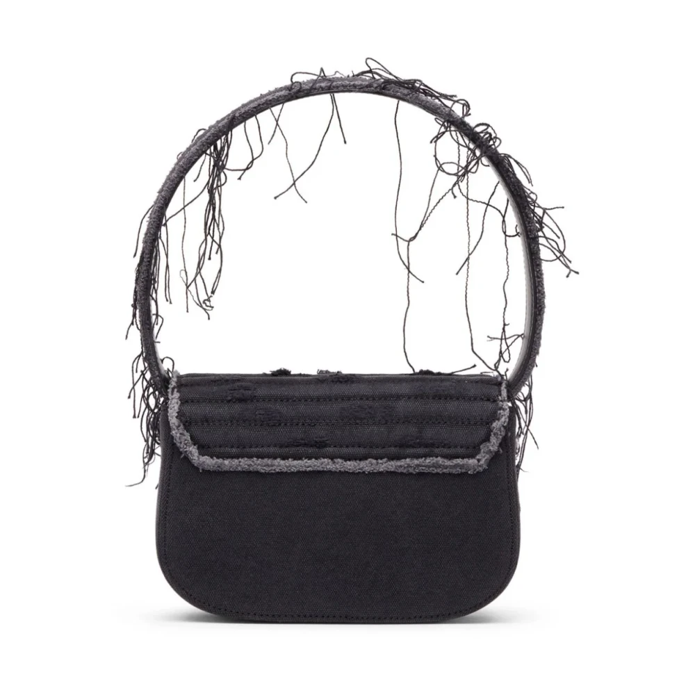 Diesel Canvas Schoudertas Black Dames