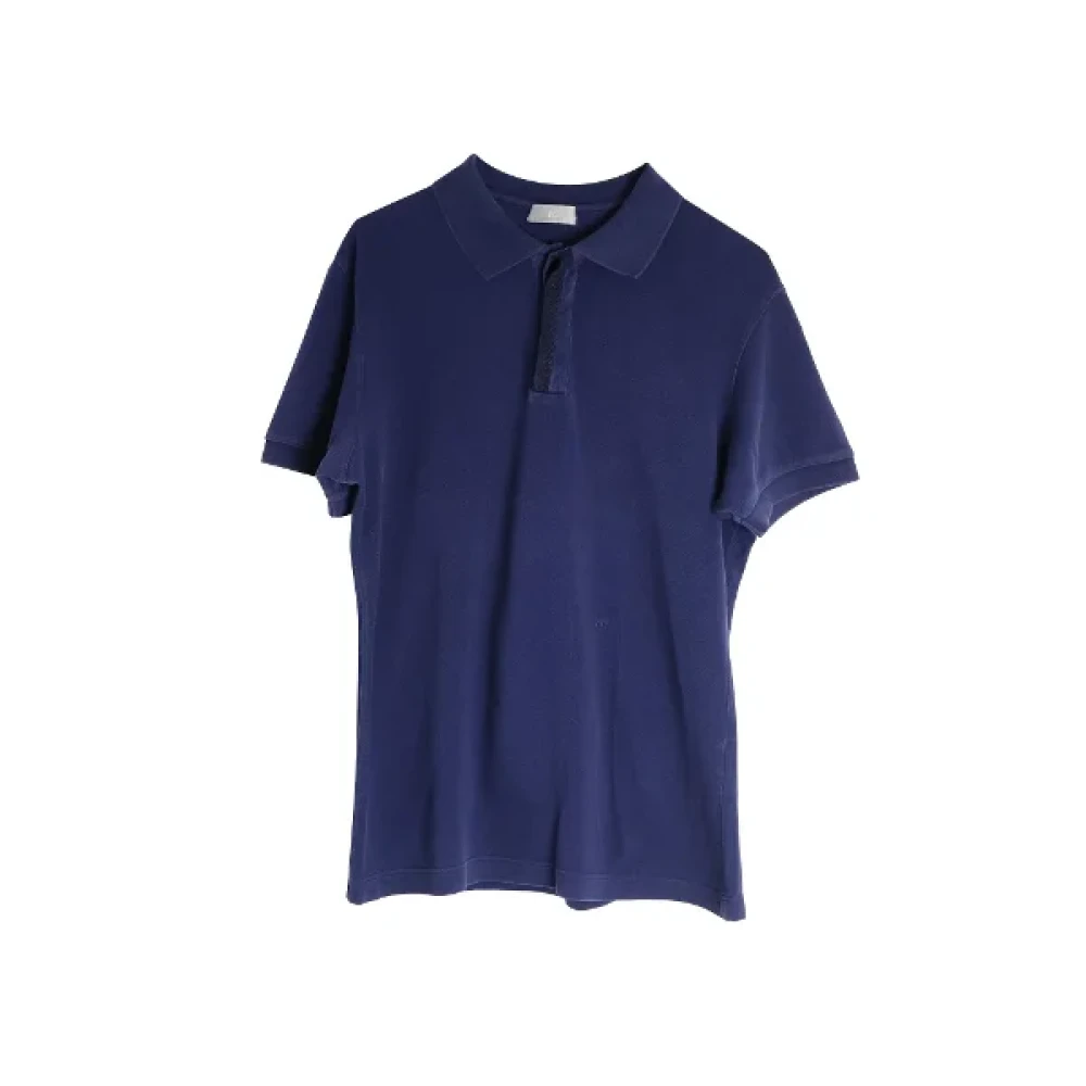 Dior Vintage Pre-owned Cotton tops Blue Heren