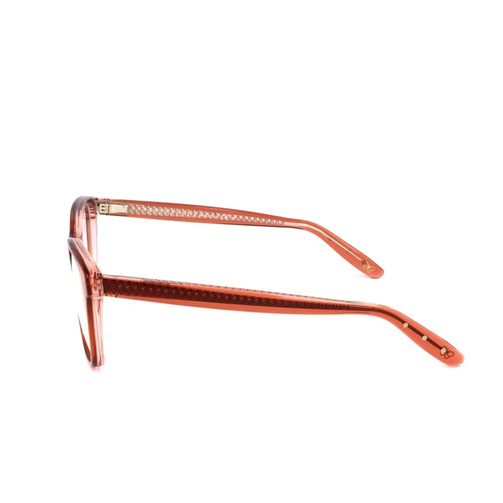 Bottega Veneta Multicolor Acetaatmonturen met Roze Wijzerplaat Brown Dames