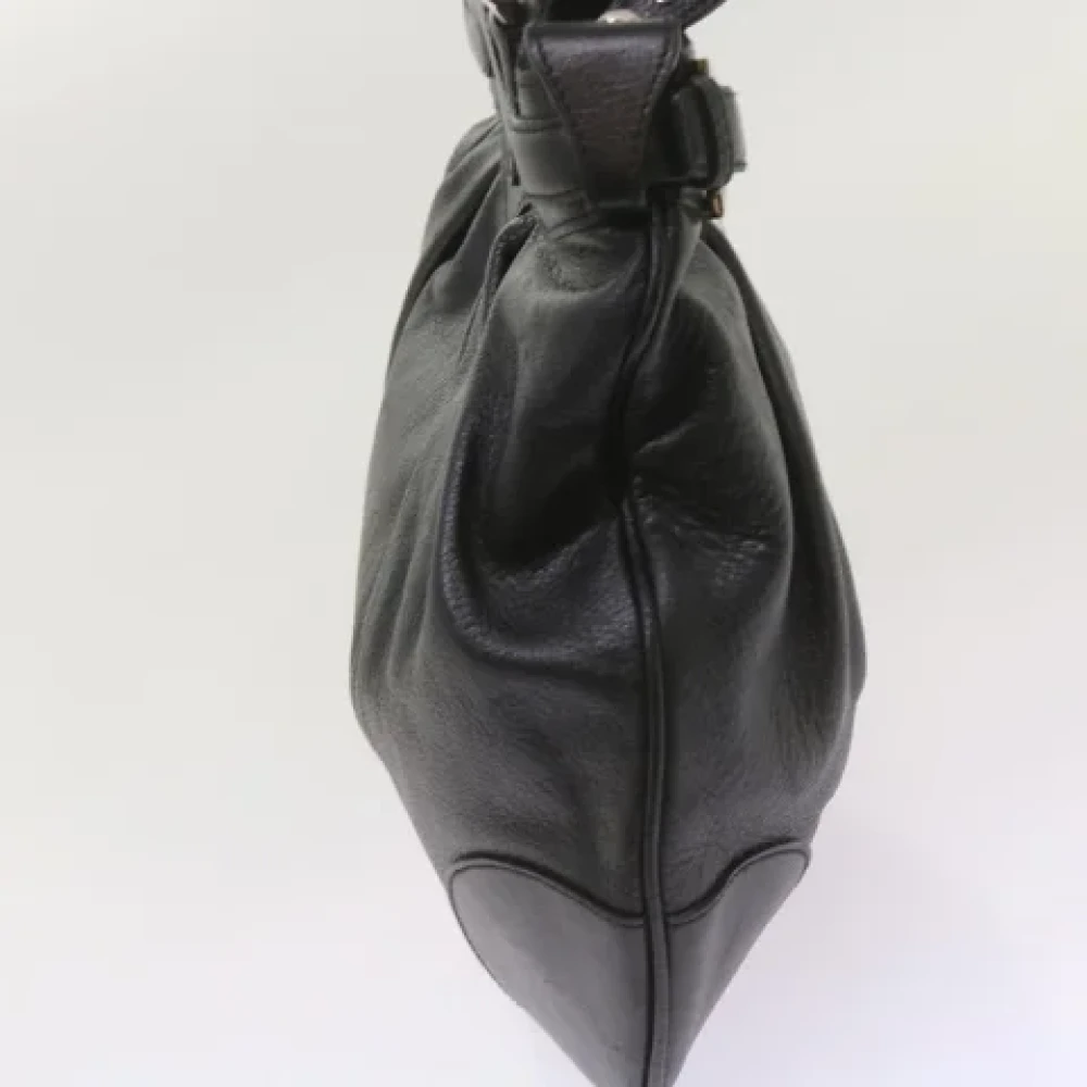 Salvatore Ferragamo Pre-owned Leather handbags Black Dames