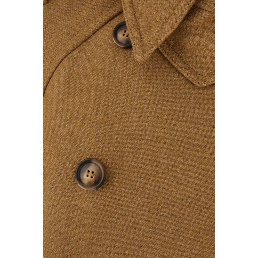 SPORTMAX Stijlvolle Jassen Brown Dames