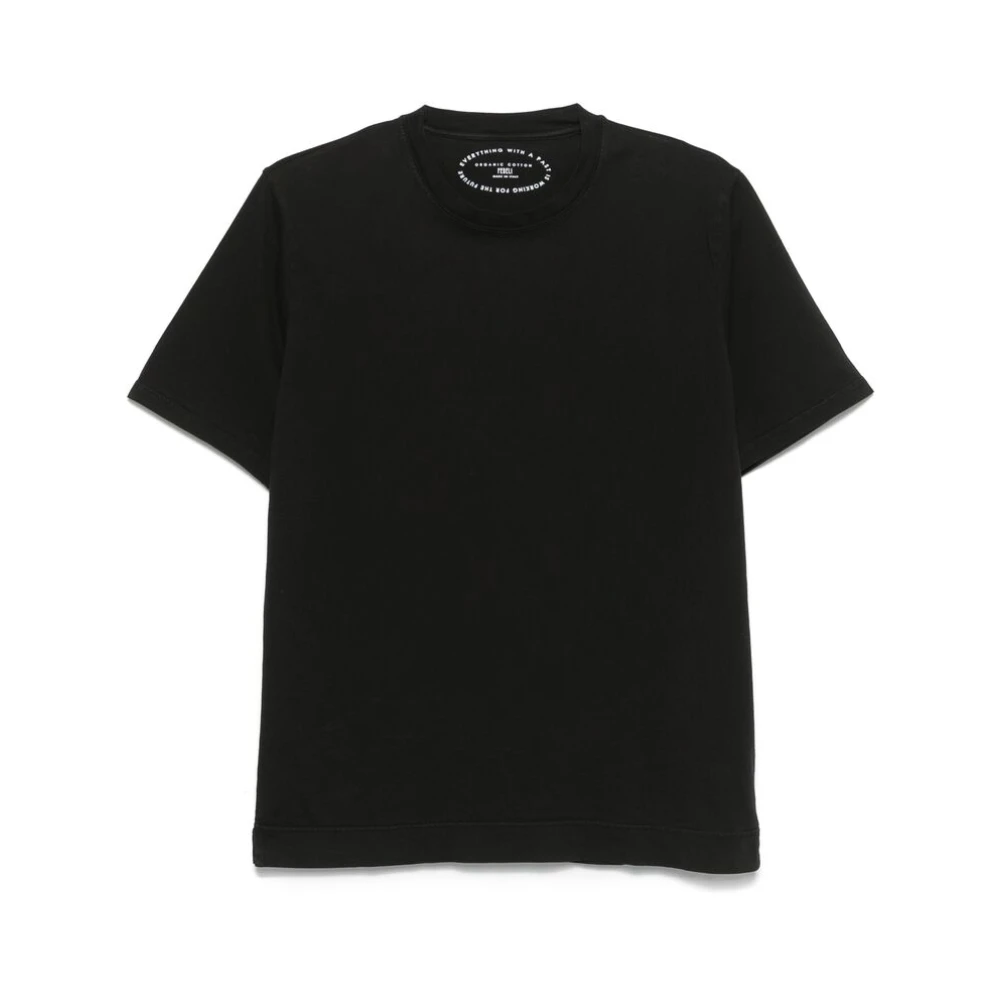 Fedeli - Tops > T-Shirts - Black - Fedeli - Modalova