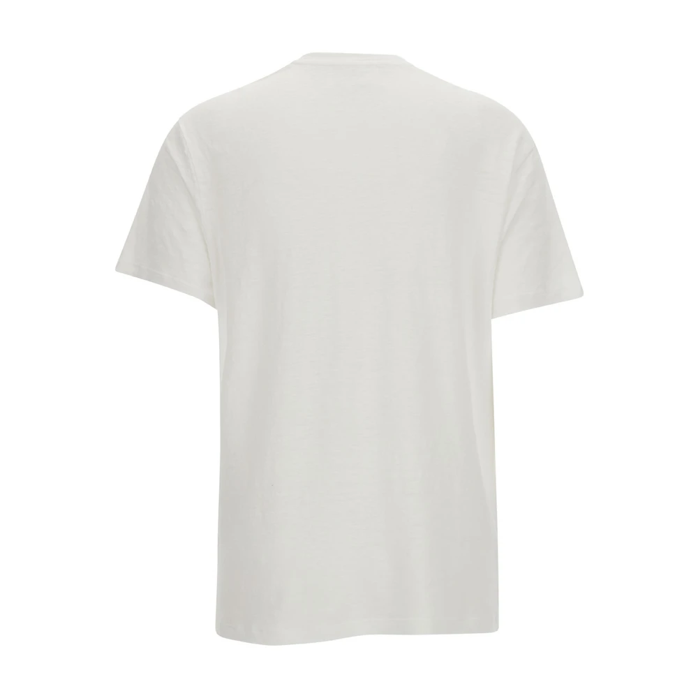 Isabel Marant Étoile Witte Logo Print T-shirt White Dames