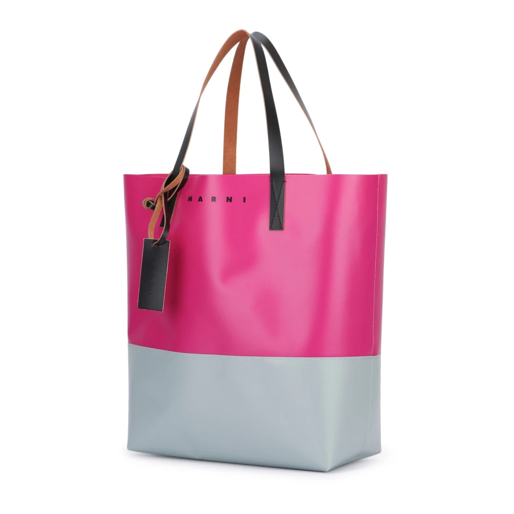 Marni Stijlvolle Leren Tas voor Vrouwen Pink Heren