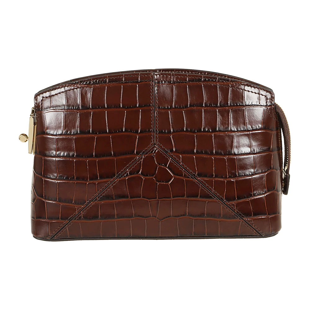 Victoria Beckham Donkerbruine Crossbody Tas Brown Dames