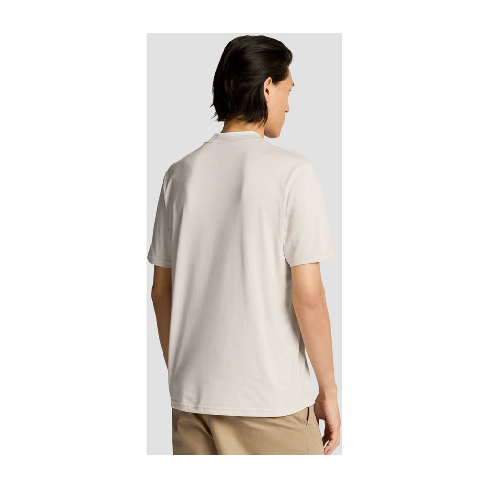 Lyle & Scott Korte mouw T-shirt Ts2227Ton Beige Heren