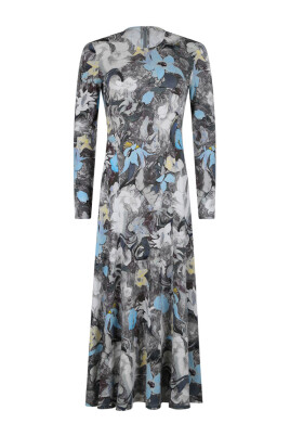 blue-floral-long-sleeve-dress