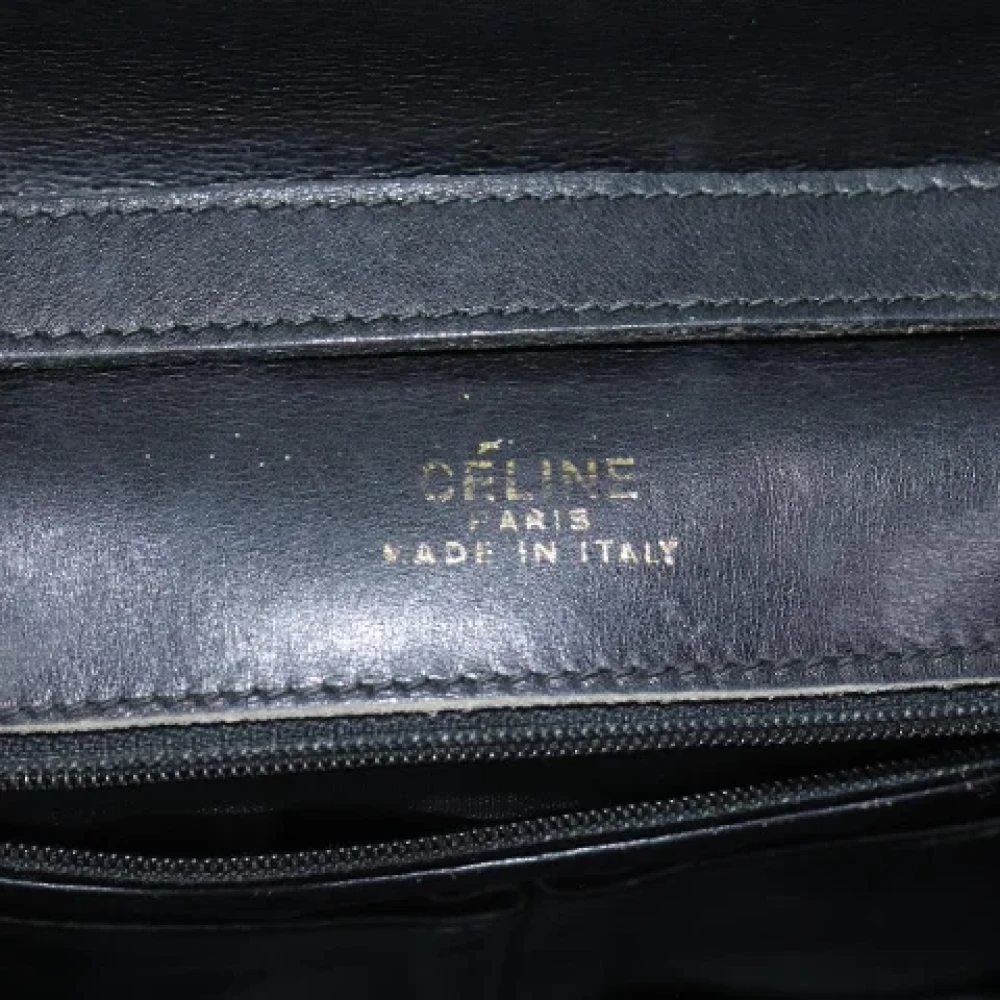 Celine Vintage Pre-owned Leather celine-bags Black Dames