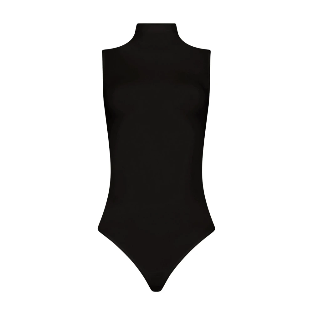 Wolford Black Full-Body, Female, L, Viscose String Body