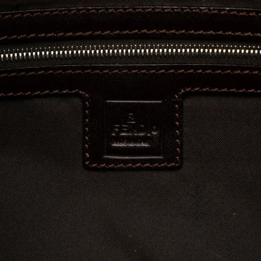 Fendi Vintage Pre-owned Leather fendi-bags Brown Dames