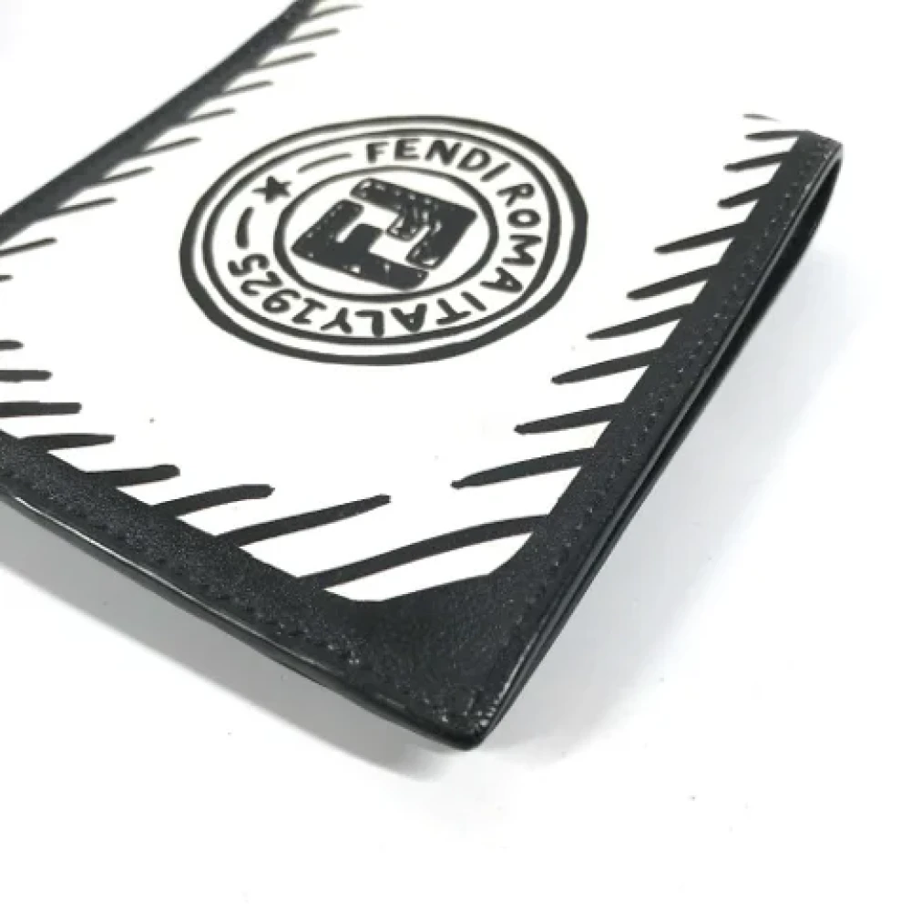 Fendi Vintage Pre-owned Leather wallets Black Dames