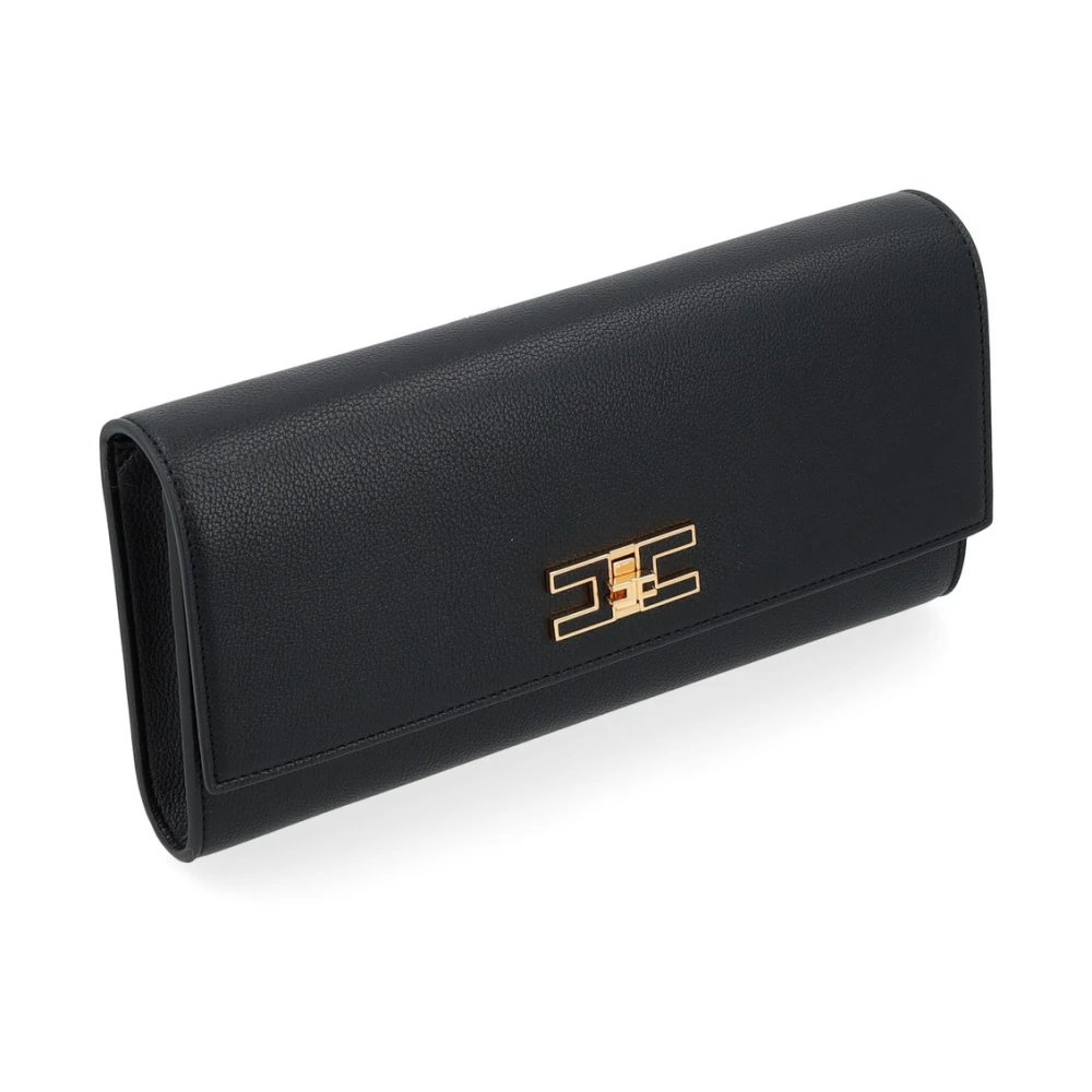 Elisabetta Franchi Zwarte Tas Bs32A51E2-110 Black Dames