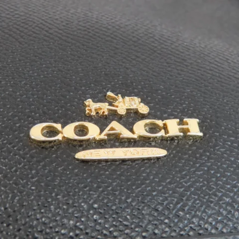 Coach Pre-owned Leather handbags Black Dames