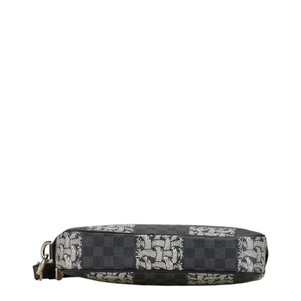 Louis Vuitton Vintage Pre-owned Canvas clutches Black Dames