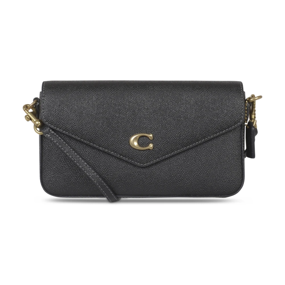 Coach Crossgrain Läder Crossbody Väska Black, Dam