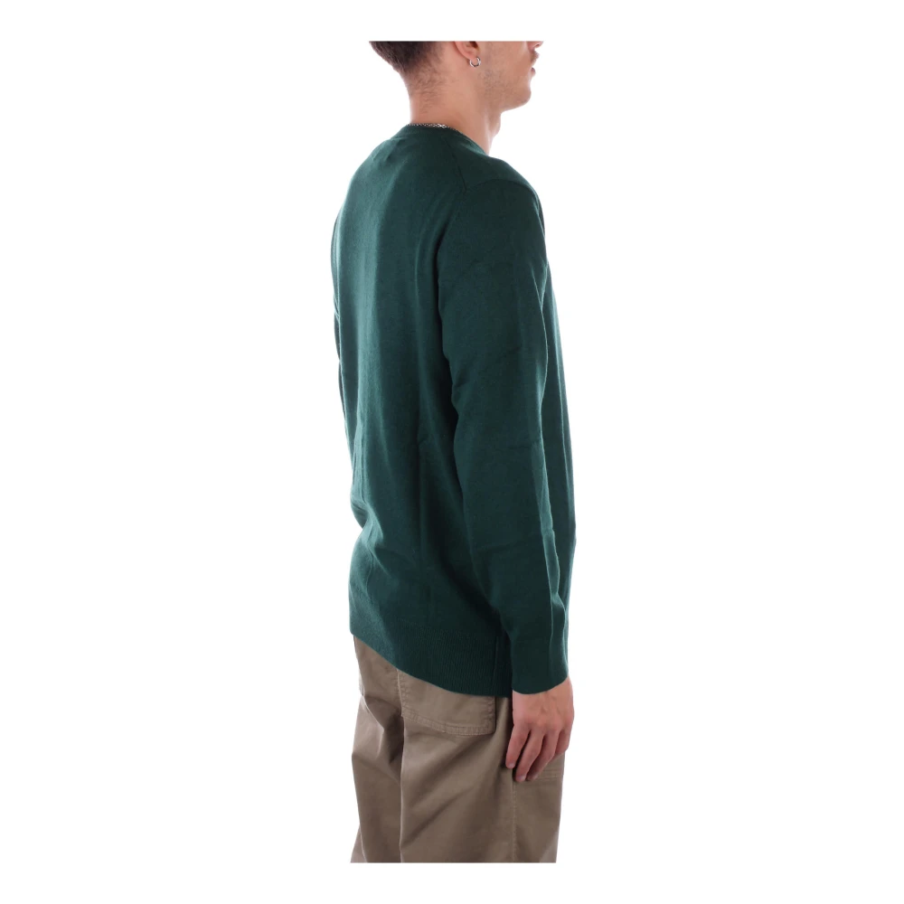 Saint Barth Groene Logo Trui Wolmix Green Heren