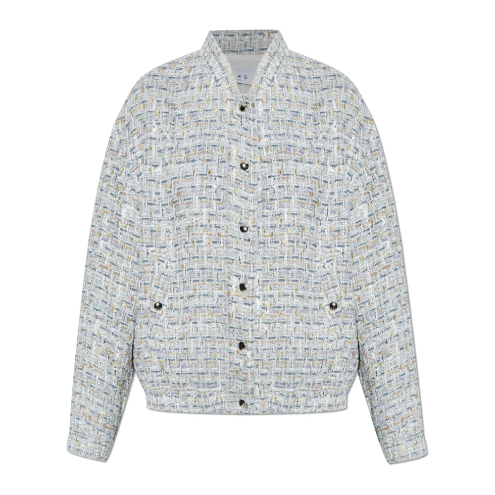 Iro Gray Tweed Jacket Noemy - Female - Tweed Jackets - M - Jackets