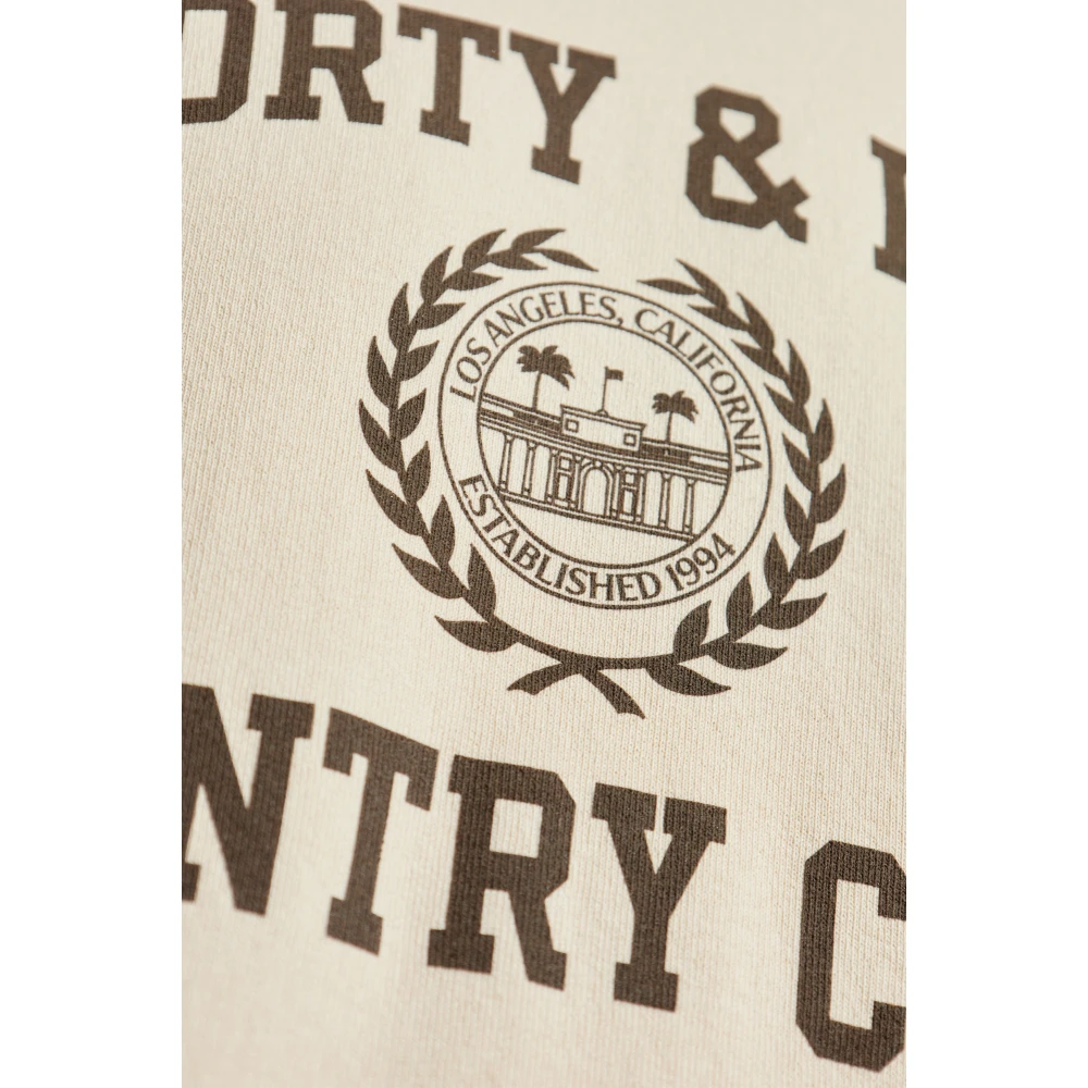 Sporty & Rich Sweatshirt uit de Ivy League-collectie Beige Unisex