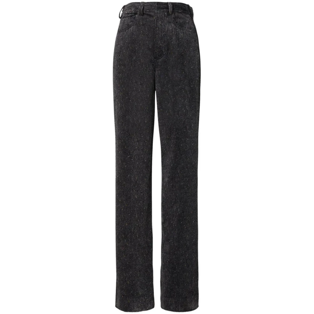 Tory Burch Grå Wide-Leg Corduroy Pant