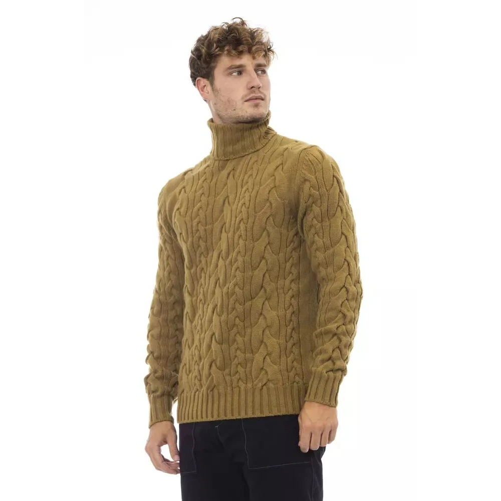 Alpha Studio Elegante Bruine Coltrui Brown Heren
